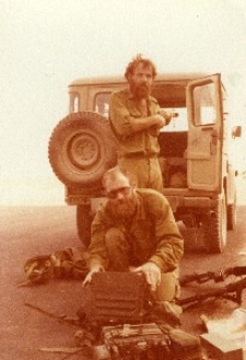 Alex Dancyg podczas wojny libanskiej