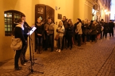 Uczestnicy Misterium Światła i Ciemności