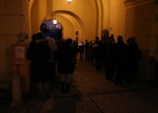 Uczestnicy Misterium Światła i Ciemności