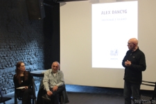 Alex Dancyg, Joanna Zętar i Tomasz Pietrasiewicz podczas promocji książki "Historie z Bramy. Alex Dancyg"