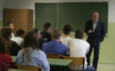 Aleks Dancyg w III Liceum Og&oacute;lnokształcącym im. Unii Lubelskiej