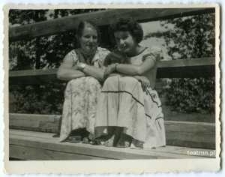 Lidia Tkaczuk z koleżanką