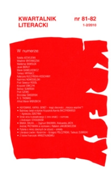 Kresy : kwartalnik literacki, nr 81-82 1-2/2010