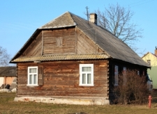 Łomazy, Brzeska, drewniane zabudowania