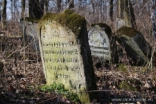 Jewish cemetery in Szczebrzeszyn, a grave