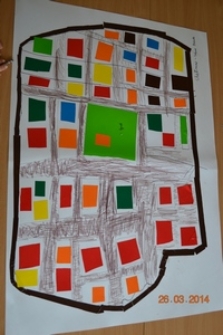 Plan miasta zaprojektowany przez uczniów ZS nr 4