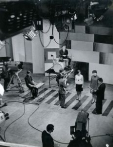 Zespół "Ikersi" podczas nagrania w studio