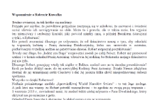 Wspomnienia Miry Ledowski o Robercie Kuwałku