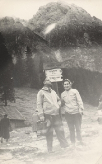 Zofia Grzesiak wraz z mężem Tadeuszem podczas wycieczki w Zakopanem