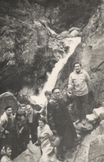 Zofia i Tadeusz Grzesiakowie during mountain travel