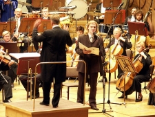 Jacek Król podczas koncertu "Oratorium Poemat o mieście Lublinie"