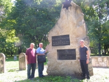 Robert Kuwałek z rodziną Schek w Chełmie.