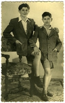 Seweryn Aszkenazy z bratem Arnoldem we Francji
