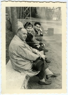 Seweryn Aszkenazy z rodzicami w Orleanie