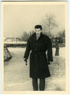 Seweryn Aszkenazy na łyżwach w Orleanie