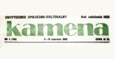 Kamena : dwutygodnik społeczno-kulturalny, R. 49 nr 14 (760), 10-23 października 1982