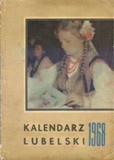 Okładka "Kalendarza Lubelskiego na rok 1968"