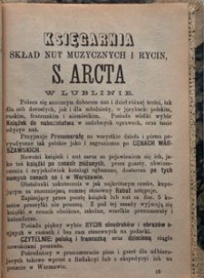 Reklama księgarni Arct&oacute;w