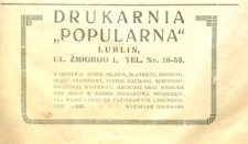 Reklama Drukarni Popularnej