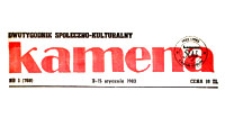 Kamena : dwutygodnik społeczno-kulturalny, R. 50 nr 1 (768), 2-15 stycznia 1983