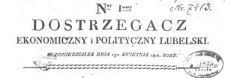 Winieta "Dostrzegacza Ekonomicznego i Politycznego lubelskiego", nr 1