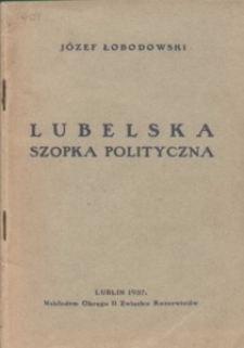 Okładka "Lubelskiej Szopki Politycznej"