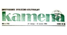 Kamena : dwutygodnik społeczno-kulturalny, R. 50 nr 7 (774), 27 marca - 9 kwietnia 1983
