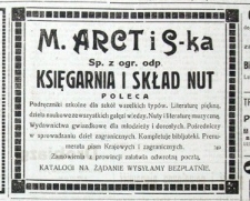 Reklama księgarni Arct&oacute;w