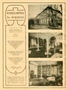 Reklama księgarni św. Wojciecha