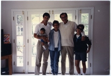 Seweryn Aszkenazy z synami: Severynem, Adrianem i Stefanem