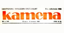 Kamena : dwutygodnik społeczno-kulturalny, R. 51 nr 7 (800), 25 marca - 7 kwietnia 1984