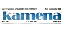 Kamena : dwutygodnik społeczno-kulturalny, R. 51 nr 8 (801), 8-21 kwietnia 1984