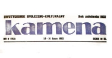 Kamena : dwutygodnik społeczno-kulturalny, R. 51 nr 11 (804), 20 maja - 2 czerwca 1984
