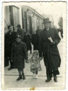 Jan Badyoczek z synem Andrzejem Tomaszem i córką Martą