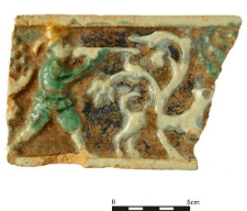 Kafel z XVIII wieku z przedstawieniem polowania