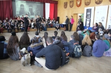 Dyrektor OSSP Lublin wita uczni&oacute;w z Reut High School w Haifie