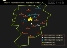 Rozw&oacute;j dzielnic Lublina na przestrzeni wiek&oacute;w. Infografika