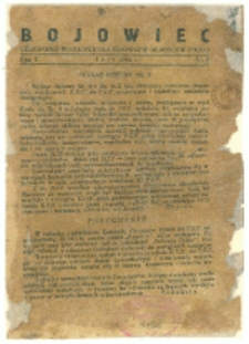 Bojowiec : Czasopismo Wojskowe dla Bojowców Obrońców Polski, R II, Nr 8, 1942
