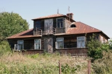 Wojsławice, dom drewniany