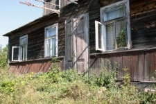 Wojsławice, wooden house