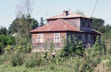 Wojsławice, wooden house