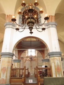 Wnętrze Wielkiej Synagogi w Tykocinie