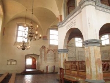 Wnętrze Wielkiej Synagogi w Tykocinie