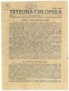 Trybuna Chłopska, R.II, nr 12, 1943