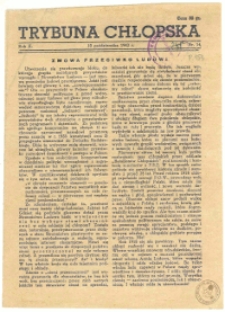 Trybuna Chłopska, R.II, nr 14, 1943