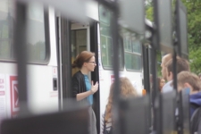 Instalacja artystyczna na 25. rocznicę wolnych wybor&oacute;w, ramach projektu podczas remiks dokumentalny"