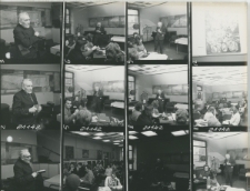 Plastyk Alfred Lenica na spotkaniu w klubie MPiK