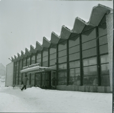 Dworzec PKS w Lublinie - hala dworca zimą