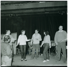 Pr&oacute;ba kabaretu Czart do programu "Cymbergaj blues"