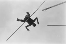 Międzynarodowe zawody sportowe na stadionie miejskim w Lublinie - skok o tyczce